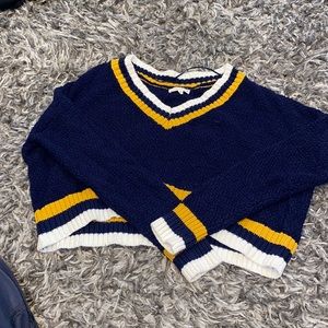 Navy blue sweater